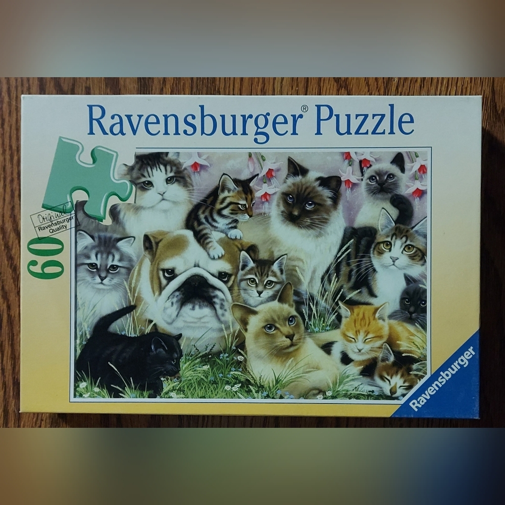 Ravensburger "Cats Love Fido" - 60 Piece Puzzle